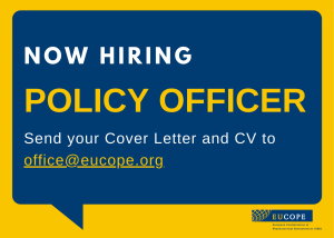 EUCOPE Policy Officer - Job Posting